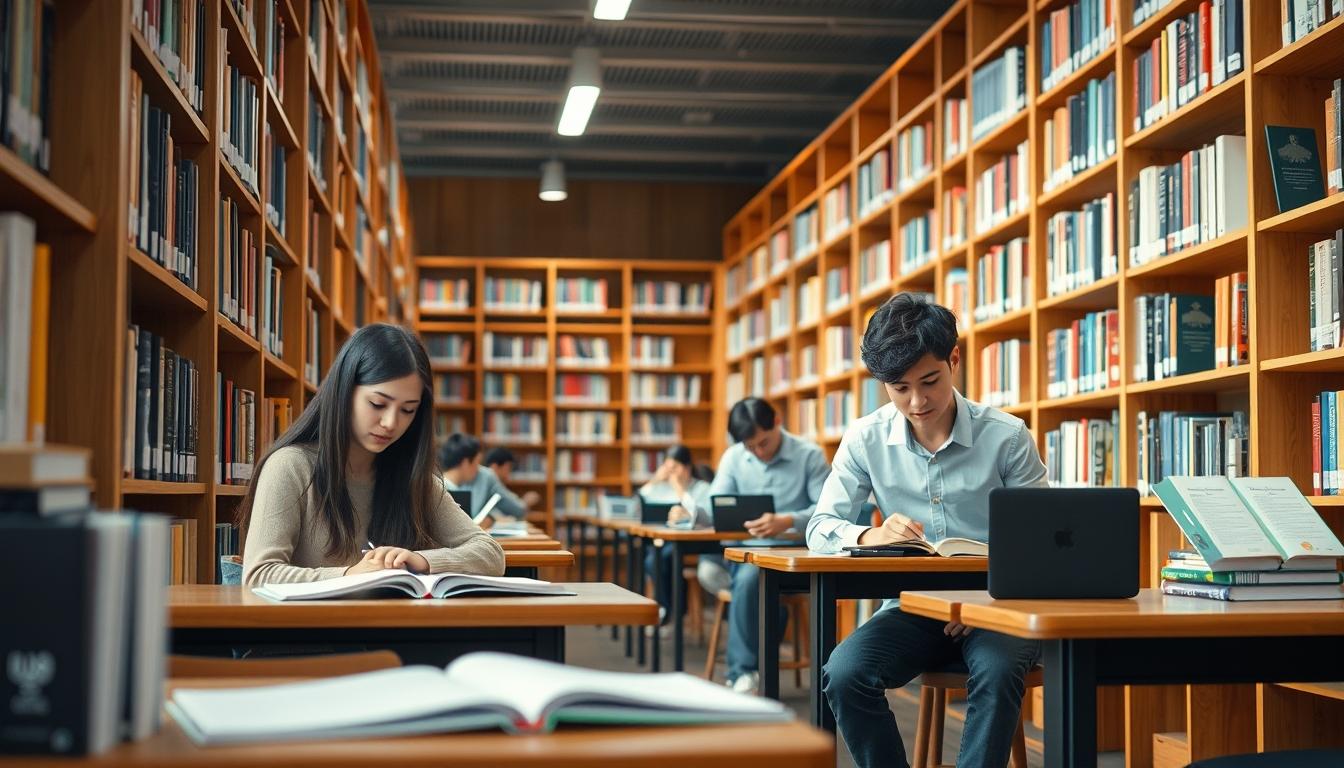 Student using online courses for flexible education